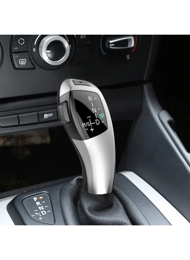 طقم مقبض ناقل الحركة من الكربون الأسود مع مرايا النقطة العمياء لسيارات BMW سلسلة E - Image 2